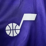 2023-24 JAZZ Purple City Edition Top Quality NBA Pants