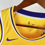 2022-23 Lakers ANTHONY #7 Yellow Top Quality Hot Pressing NBA Jersey(圆领)
