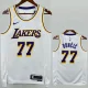 2022-23 Lakers DONCIC #77 White Top Quality Hot Pressing NBA Jersey(圆领)