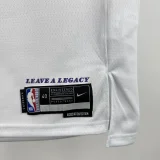 2022-23 Lakers JAMES JR. #9 White Top Quality Hot Pressing NBA Jersey(圆领)
