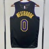 2023-24 LAKERS WESTBROOK #0 Black City Edition Top Quality Hot Pressing NBA Jersey