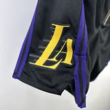 2023-24 LAKERS Black City Edition Top Quality NBA Pants