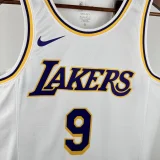 2022-23 Lakers JAMES JR. #9 White Top Quality Hot Pressing NBA Jersey(圆领)
