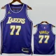 2025-26 Lakers DONCIC #77 Purple Top Quality Hot Pressing NBA Jersey (Trapeze Edition) 飞人版