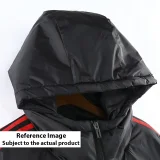 23-24 JUV Black Hooded Cotton Coat Red Edge (白色边) 棉衣