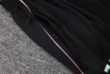 25-26 JUV Black Half Pull Tracksuit #B2557(半拉链)