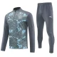 25-26 Man City Dark gray Half Pull Tracksuit (半拉链)