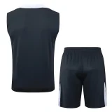 25-26 CHE Dark gray Tank top and shorts suit #D2575