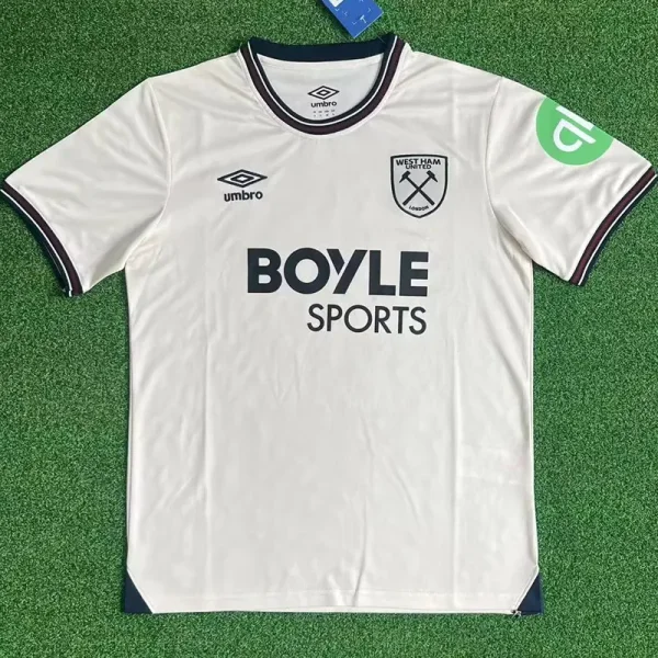 25-26 West Ham Away Fans Soccer Jersey