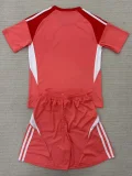 25-26 Aston Villa Orange Goalkeeper Kids Soccer Jersey