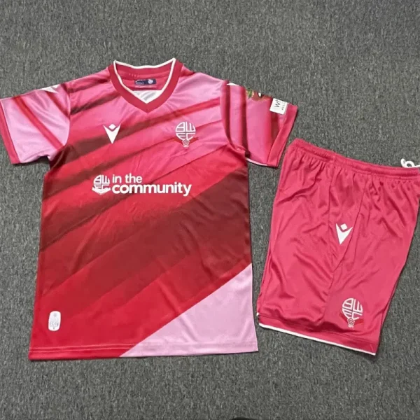 25-26 Bolton Wanderers Third Kids Soccer Jersey