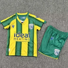 25-26 West Bromwich Away Kids Soccer Jersey