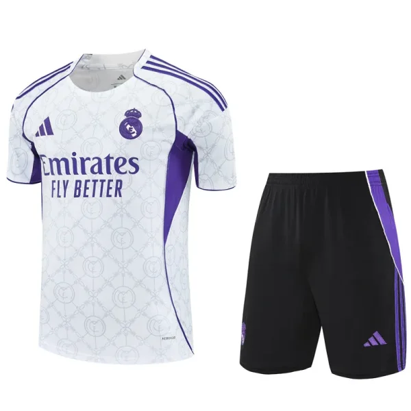 25-26 RMA White Training Short Suit