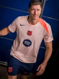25-26 BAR Beige Pink Player Version Training Shirts