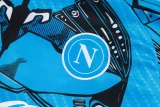 25-26 Napoli Blue Half Pull Tracksuit #B2588(半拉链)