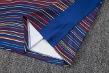 25-26 BAR Fancy blue Half Pull Tracksuit #B25106(半拉链)