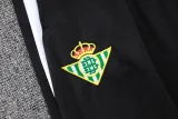 25-26 Real Betis Black Half Pull Tracksuit (半拉链)
