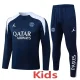2025-26 PSG Jordan Royal blue Kids Half Pull Tracksuit #E25168(童装)(半拉链)