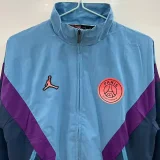 2025-26 PSG Jordan Light blue Windbreaker
