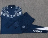 2025-26 PSG Jordan Royal blue Kids Half Pull Tracksuit #E25154(童装)(半拉链)