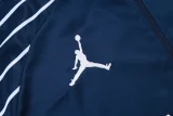 2025-26 PSG Jordan Royal blue Kids Half Pull Tracksuit #E25154(童装)(半拉链)