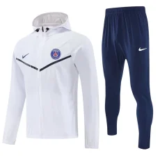 2025-26 PSG White Hoodie Jacket Tracksuit
