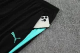 2025-26 Marseille Lake blue Half Pull Tracksuit (半拉链)