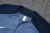 2025-26 PSG Gray Half Pull Tracksuit #B25104(半拉链)