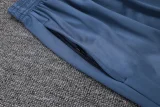 2025-26 PSG Gray Half Pull Tracksuit #B25104(半拉链)