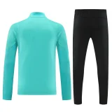 2025-26 Marseille Lake blue Half Pull Tracksuit (半拉链)