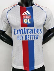 2025-26 Lyon Home Player Version Soccer Jersey