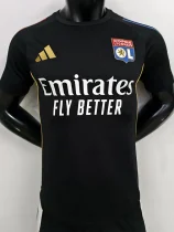 2025-26 Lyon Black Player Version Training shirts