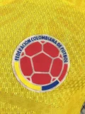 26-27 Colombia Home Long Sleeve Player Version Soccer Jersey (长袖球员)
