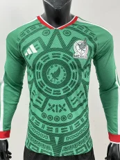 26-27 Mexico Home Long Sleeve Player Version Soccer Jersey (长袖球员)