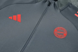 2025-26 Bayern Gray Jacket Tracksuit