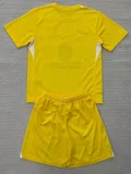 25-26 ATM Yellow GoalKeeper Kids Soccer Jersey