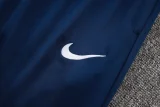 25-26 PSG Royal blue Half Pull Tracksuit #B2566(半拉链