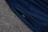 25-26 PSG Royal blue Half Pull Tracksuit #B2566(半拉链