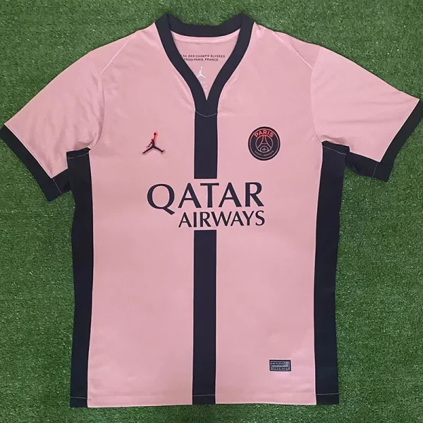 24-25 PSG Third Print PSG X Black-Pink Fans Soccer Jersey