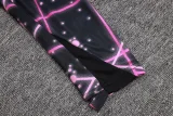25-26 PSG Jordan Black Purple Kids Half Pull Tracksuit #E25121(童装)(半拉链)
