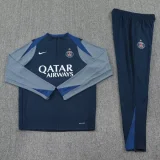 25-26 PSG Royal blue Half Pull Tracksuit