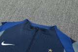 25-26 PSG Royal blue Half Pull Tracksuit