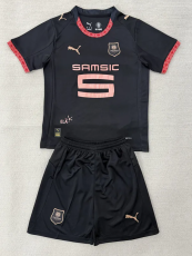 25-26 Stade Rennais Third Kids Soccer Jersey