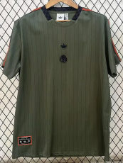 2025-26 Bayern Green Grey Casual Edition Fans Training shirts