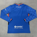 25-26 Cruz Azul Home Long Sleeve Soccer Jersey