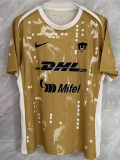 25-26 Pumas UNAM Yellow Training Shirts