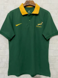 2025 South Africa Green Polo Rugby Jersey (有领)