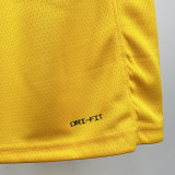 22-23 Lakers AYTON #5 Yellow Top Quality Hot Pressing NBA Jersey(圆领)