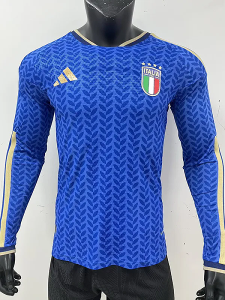 26-27 Italy Home Long Sleeve Player Version Soccer Jersey (长袖球员)