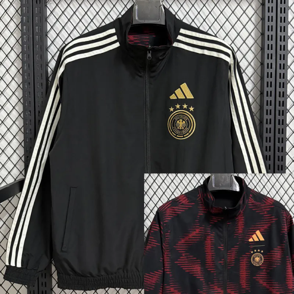 25-26 Germany Black & Red Double Sided Windbreaker (双面风衣)